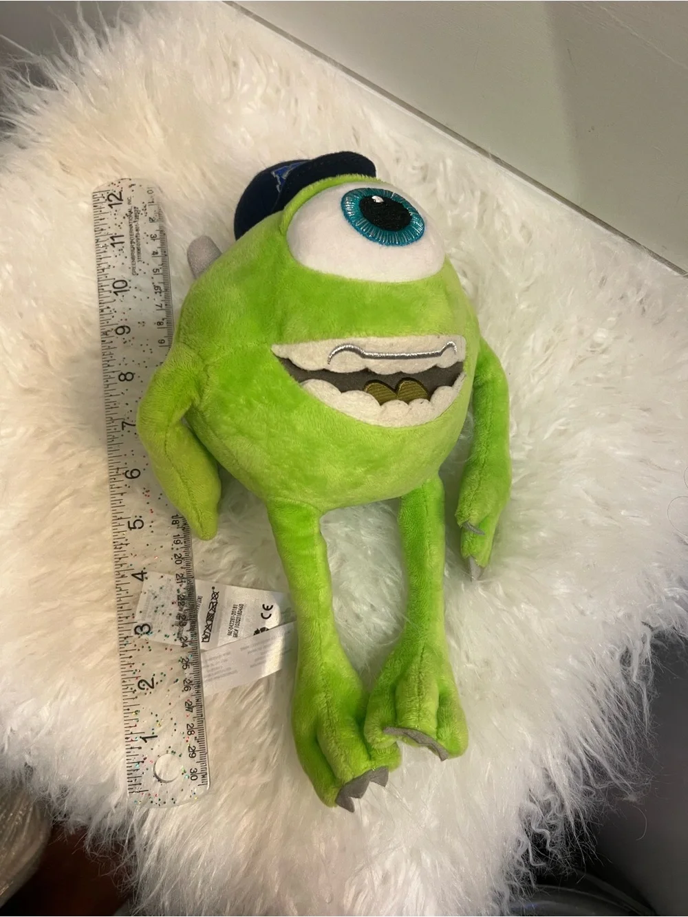 Monsters University Mike Wazowski Disney Pixar Plush - Green stuffed animal
